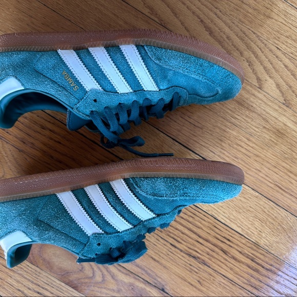 Adidas Samba Collegiate Green Gum Sole size 8.5 - Picture 3 of 6